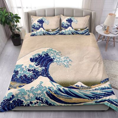 Homemerci Summer Collection - Japanese Kanagawa Bedding Set