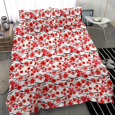 Homemerci Summer Collection - Sakura Bedding Set Cherry Blossom Bedding Set