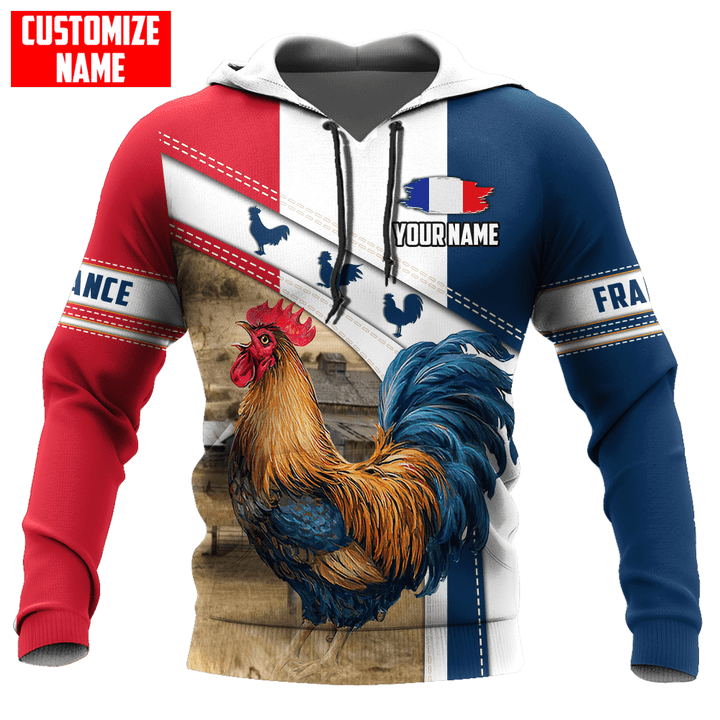 Homemerci Personalized France Rooster Shirts