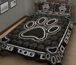 Dog Paws Quilt Bedding Set