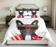 Cool French Buldog Design | Kings 3d Duvet Cover Bedding Set