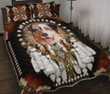 Australian Shepherd Dog Native American Rosette Quilt Bedding Set