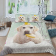 Labrador Retriever Dog In The Bath Bedding Set Bed Sheets Spread Comforter Duvet Cover Bedding Sets