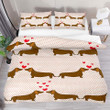 Dachshund Dog Bed Sheets Spread Comforter Duvet Cover Bedding Sets