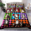 Bernese Mountain Dog Plaid Bedding Set Bed Sheets Spread Comforter Duvet Cover Bedding Sets