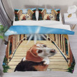 Beagle Dog Bed Sheets Spread Comforter Duvet Cover Bedding Sets