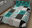 Labrador Dog Shape Pattern Quilt Bedding Set