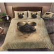 Pug Dog With Glasses Bedding Set Bed Sheets Spread Comforter Duvet Cover Bedding Sets