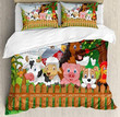 Lovely Farm Animals Bedding Set Bed Sheets Spread Comforter Duvet Cover Bedding Sets