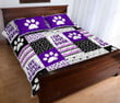 Dog Shape Pattern Quilt Bedding Set