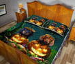 Dachshund Dog Halloween Quilt Bedding Set Bed Sheets Spread Comforter Duvet Cover Bedding Sets