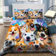 Dogs And Cats Are Friend Bedding Set Bed Sheets Spread Comforter Duvet Cover Bedding Sets