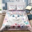 Lovely White Cat Bedding Set Bed Sheets Spread Comforter Duvet Cover Bedding Sets