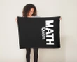 Math Queen Fleece Blanket Fleece Blanket Gift For Students Teacher Parents Educational Gift for Math Lover