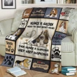 Blanketify To My Family Silence Is Golden Dogs Family Fleece Blanket Gift For Family Birthday Gift Dogs Gift Fleece Blanket