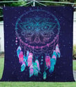Purple Dreamcatcher Fleece Blanket