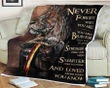 To My Son Never Forget Who You Are Fleece Blanket Animals Gift For FamilyDaughter,Son,Lion Lovers Gift Fleece Blanket