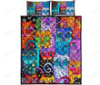 Colorful Cats Art Pattern Quilt Bedding Set