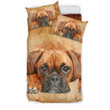 Boxer Dog Print Bedding Set Bed Sheets Spread Comforter Duvet Cover Bedding Sets