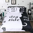 Dog Side, My Side Bedding Set (Duvet Cover & Pillow Cases)