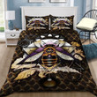 Bee Art Pattern Bedding Set Bed Sheets Spread Comforter Duvet Cover Bedding Sets