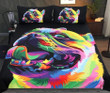 Bulldog Cotton Bed Sheets Spread Comforter Duvet Cover Bedding Sets