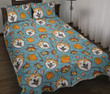 Akita Dog Pattern Print Bedding Sets Quilt Quilt Bed Sets
