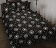 Dandelion Black Pattern Print Bedding Sets Quilt Quilt Bed Sets