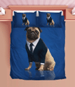 Pug Duvet Pug Dog Bedding Sets Comfortable Gift Quilt Bed