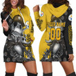 Jack Skellington Pittsburgh Steelers 3d Personalized Hoodie Dress Sweater Dress Sweatshirt Dress Model A2568 - 1