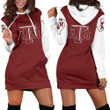 Texas Am Aggies Hoodie Dress Sweater Dress Sweatshirt Dress 3d All Over Print For Women Hoodie 15380 - 1