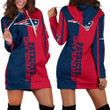 New England Patriots Hoodie Dress Sweater Dress Sweatshirt Dress 3d All Over Print For Women Hoodie 14945 - 1