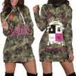 Africa Zone Dress - Delta Phi Chi Camo Hoodie Dress A31 - 1