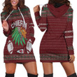 Kansas City Chiefs Chiefin Ugly Christmas 3d Hoodie Dress Sweater Dress Sweatshirt Dress - 1