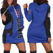 New York Giants Nfl Skull 3d Hoodie Dress Sweater Dress Hoodie Dress Sweater Dress Sweatshirt Dress - 1