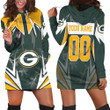 Nfl Green Bay Packers Lightning 3d Personalized 1 Hoodie Dress Sweater Dress Sweatshirt Dress - 1