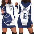 Detroit Tigers 3d Hoodie Dress Sweater Dress Sweatshirt Dress - 1