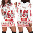 Christmas Gnomes Cincinnati Reds Ugly Sweatshirt Christmas 3d Hoodie Dress Sweater Dress Sweatshirt Dress - 1