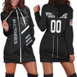 Oakland Raiders Nfl Go Raiders Personalized Hoodie Dress Sweater Dress Sweatshirt Dress - 1