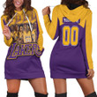 Los Angeles Lakers Nba Western Conference Robot Hoodie Dress Sweater Dress Sweatshirt Dress - 1