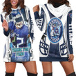 Derrick Henry 22 Tennessee Titans Afc Soth Champions Division Super Bowl 2021 Hoodie Dress Sweater Dress Sweatshirt Dress - 1