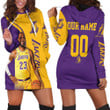 Lebron James 23 Los Angeles Lakers Nba Western Conference Personalized Hoodie Dress Sweater Dress Sweatshirt Dress - 1