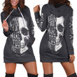 Hating Me Wont Make You Pretty Skull 3d Print Hoodie Hoodie Dress Sweater Dress Sweatshirt Dress - 1