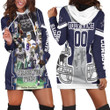 Dallas Cowboys Thank You Fans Nfc East Division Super Bowl 2021 Personalized Hoodie Dress Sweater Dress Sweatshirt Dress - 1