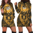 Nashville Predators Nhl Fans Skull Hoodie Dress Sweater Dress Sweatshirt Dress - 1