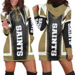 New Orleans Saints For Fans Hoodie Dress Sweater Dress Sweatshirt Dress - 1