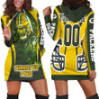 Kamal Martin 54 Green Bay Packers Nfc North Champions Super Bowl 2021 Personalized Hoodie Dress Sweater Dress Sweatshirt Dress - 1