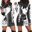 Oakland Raiders Snoopy Lover 3d Printed Hoodie Dress Sweater Dress Sweatshirt Dress - 1