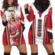 Michael Jordan Chicago Bulls Nba Hoodie Dress Sweater Dress Sweatshirt Dress - 1