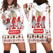 Christmas Gnomes Chicago Blackhawks Ugly Sweatshirt Christmas 3d Hoodie Dress Sweater Dress Sweatshirt Dress - 1